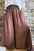 Riviera Palazzo Pant Chocolate